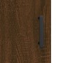 Comodini 2 pz Rovere Marrone 40x40x50 cm in Legno Multistrato