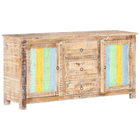 Credenza 151x40x75 cm in Legno Grezzo di Acacia