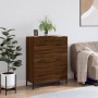 Credenza Rovere Marrone 69,5x34x90 cm in Legno Multistrato