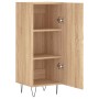 Credenza Rovere Sonoma 34,5x34x90 cm in Legno Multistrato