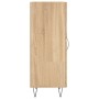 Credenza Rovere Sonoma 34,5x34x90 cm in Legno Multistrato