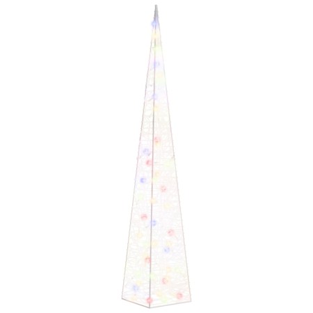 Cono di Luce LED Decorativo Acrilico Multicolore 120 cm