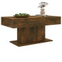 Tavolino da Salotto Rovere Fumo 96x50x45cm in Legno Multistrato