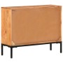 Credenza 88x30x73 cm in Legno Massello di Acacia