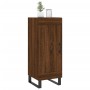 Credenza Rovere Marrone 34,5x34x90 cm in Legno Multistrato