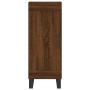 Credenza Rovere Marrone 34,5x34x90 cm in Legno Multistrato