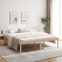 Letto per Anziani 180x200 cm Super King Legno Massello di Pino