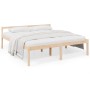 Letto per Anziani 180x200 cm Super King Legno Massello di Pino