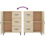 Credenza Rovere Sonoma 69,5x34x90 cm in Legno Multistrato