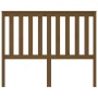 Testiera per Letto Miele 146x6x101 cm in Legno Massello di Pino