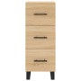 Credenza Rovere Sonoma 34,5x34x90 cm in Legno Multistrato