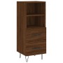 Credenza Rovere Marrone 34,5x34x90 cm in Legno Multistrato