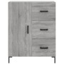 Credenza Grigio Sonoma 69,5x34x90 cm in Legno Multistrato