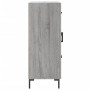 Credenza Grigio Sonoma 69,5x34x90 cm in Legno Multistrato