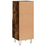 Credenza Rovere Fumo 34,5x34x90 cm in Legno Multistrato