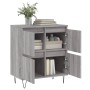 Credenza Grigio Sonoma 60x35x70 cm in Legno Multistrato