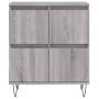 Credenza Grigio Sonoma 60x35x70 cm in Legno Multistrato