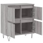 Credenza Grigio Sonoma 60x35x70 cm in Legno Multistrato