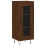 Credenza Rovere Marrone 34,5x34x90 cm in Legno Multistrato