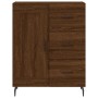 Credenza Rovere Marrone 69,5x34x90 cm in Legno Multistrato