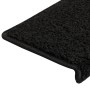 Tappetini per Scale 10 pz 65x21x4 cm Neri