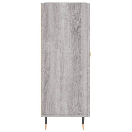 Credenza Grigio Sonoma 69,5x34x90 cm in Legno Multistrato