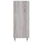 Credenza Grigio Sonoma 69,5x34x90 cm in Legno Multistrato