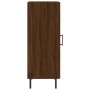 Credenza Rovere Marrone 34,5x34x90 cm in Legno Multistrato