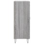 Credenza Grigio Sonoma 34,5x34x90 cm in Legno Multistrato