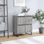 Credenza Grigio Sonoma 60x35x70 cm in Legno Multistrato