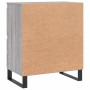 Credenza Grigio Sonoma 60x35x70 cm in Legno Multistrato