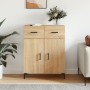 Credenza Rovere Sonoma 69,5x34x90 cm in Legno Multistrato