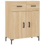 Credenza Rovere Sonoma 69,5x34x90 cm in Legno Multistrato