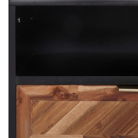 Mobile Porta TV 100x35x45 cm in Legno Massello di Acacia e MDF