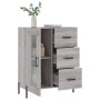 Credenza Grigio Sonoma 69,5x34x90 cm in Legno Multistrato