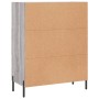 Credenza Grigio Sonoma 69,5x34x90 cm in Legno Multistrato