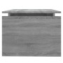 Tavolino da Salotto Grigio Sonoma 68x50x38 cm Legno Multistrato