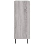 Credenza Grigio Sonoma 69,5x34x90 cm in Legno Multistrato