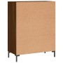 Credenza Rovere Marrone 69,5x34x90 cm in Legno Multistrato