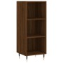 Credenza Rovere Marrone 34,5x32,5x90 cm in Legno Multistrato