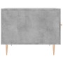 Tavolino Salotto Grigio Cemento 50x50x40 cm Legno Multistrato