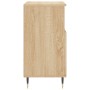 Credenza Rovere Sonoma 60x35x70 cm in Legno Multistrato