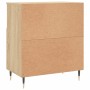 Credenza Rovere Sonoma 60x35x70 cm in Legno Multistrato