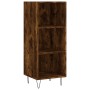 Credenza Rovere Fumo 34,5x32,5x90 cm in Legno Multistrato