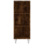 Credenza Rovere Fumo 34,5x32,5x90 cm in Legno Multistrato