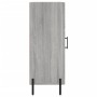 Credenza Grigio Sonoma 34,5x34x90 cm in Legno Multistrato