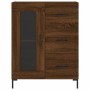 Credenza Rovere Marrone 69,5x34x90 cm in Legno Multistrato