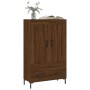 Credenza Rovere Marrone 69,5x31x115 cm in Legno Multistrato