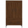 Credenza Rovere Marrone 69,5x31x115 cm in Legno Multistrato