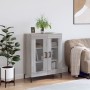 Credenza Grigio Sonoma 69,5x34x90 cm in Legno Multistrato